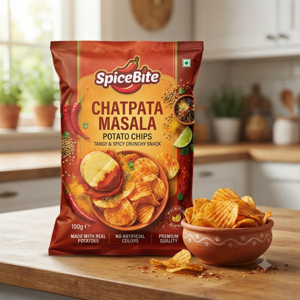SpiceBite Chatpata Masala Potato Chips