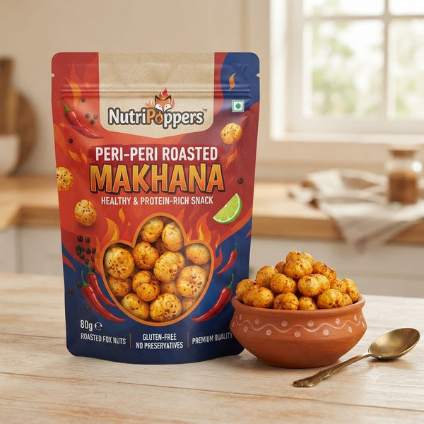 NutriPoppers Peri-Peri Roasted Makhana