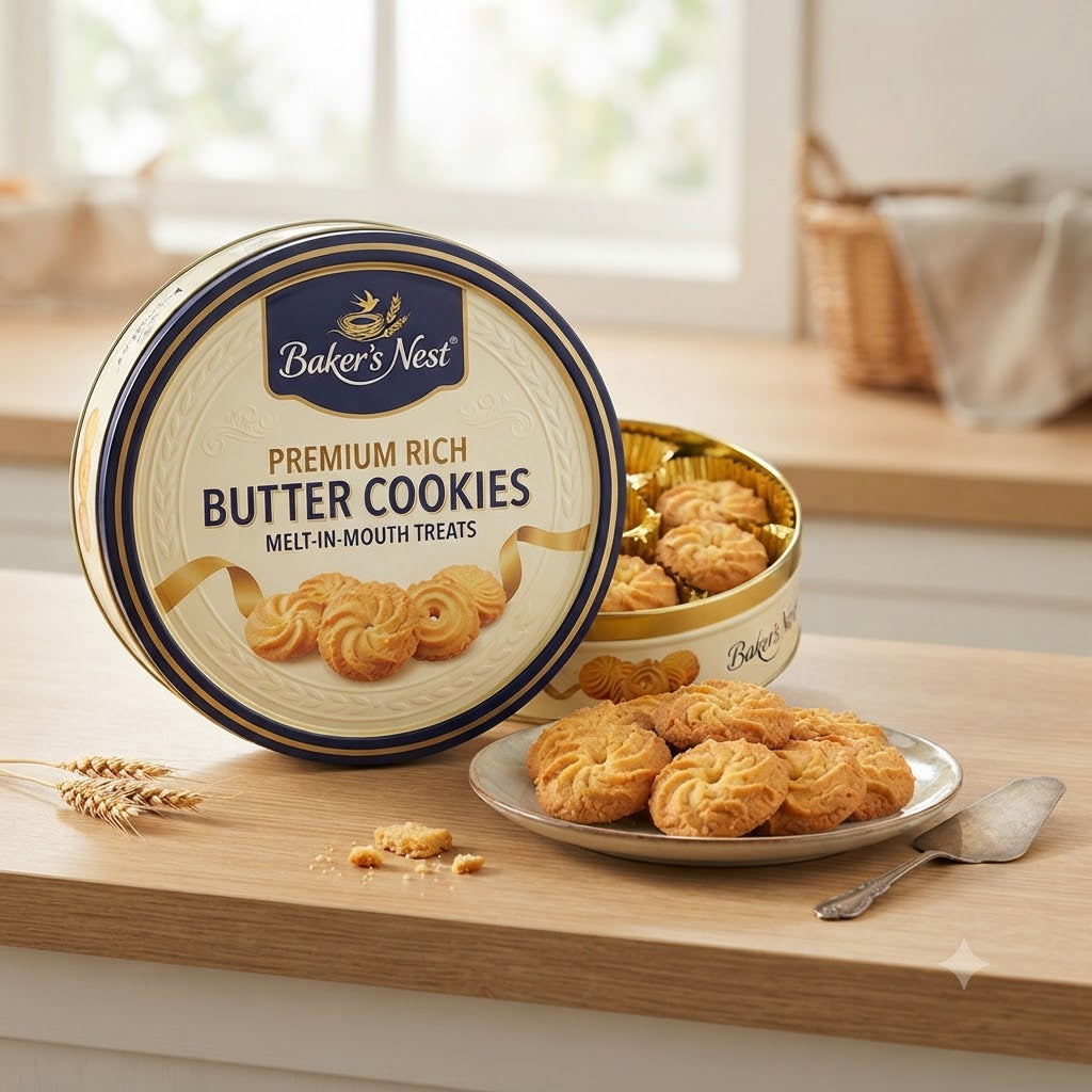 Baker’s Nest Premium Rich Butter Cookies