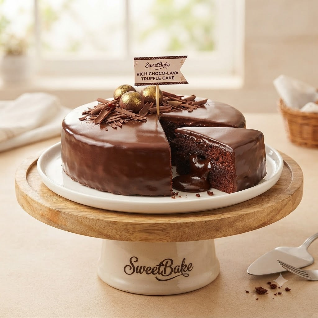 SweetBake Rich Choco-Lava Truffle Cake