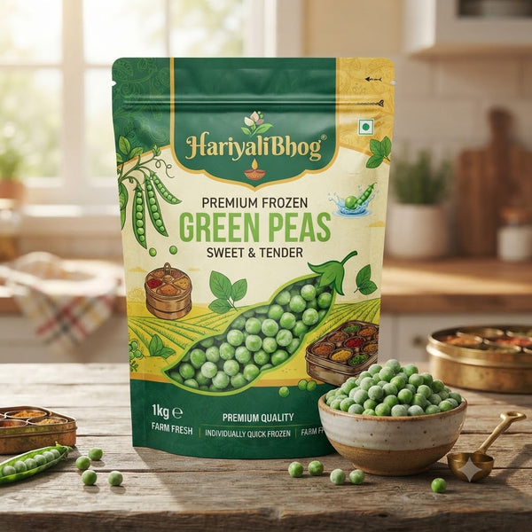 HariyaliBhog Premium Frozen Green Peas