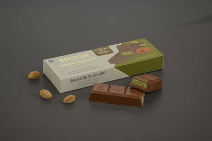 SMOOR Pistachio Kunafa Indulgence – Luxury Chocolate Bar