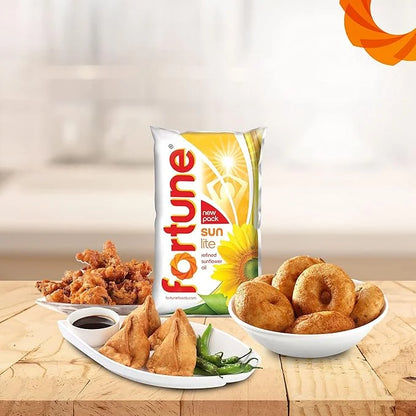 Fortune Sunlite Refined Sunflower Oil – 870g Pouch