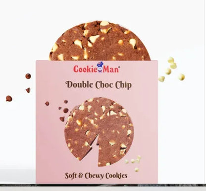 Cookieman Double Choco Chip Soft Dessert Cookie Share.svg Net Qty: 1 pack (50 g)