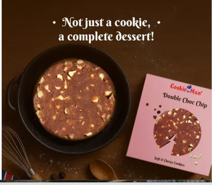 Cookieman Double Choco Chip Soft Dessert Cookie Share.svg Net Qty: 1 pack (50 g)