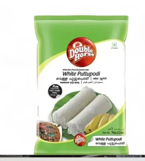 Double Horse Puttupodi White Share.svg Net Qty: 1 pack (1 kg)