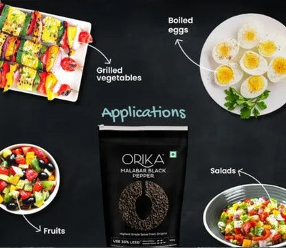 Orika Black Pepper Powder | Kaali Mirch Powder Share.svg Net Qty: 1 pack (100 g)