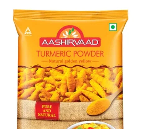 Aashirvaad Turmeric/Haldi Powder Share.svg Net Qty: 1 pack (100 g)
