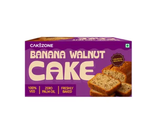 CakeZone Banana Walnut Cake Share.svg Net Qty: 180 g