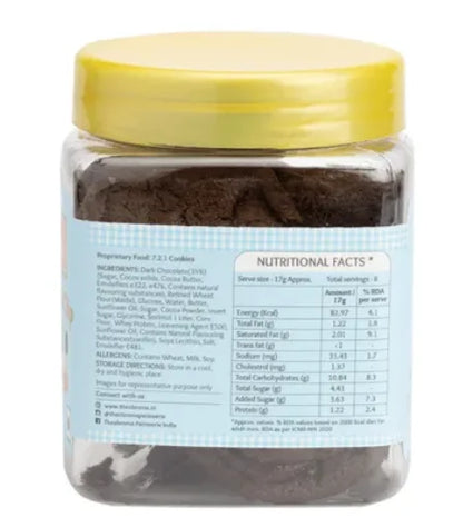Theobroma Double Choco Chip Cookies Share.svg Net Qty: 140 g