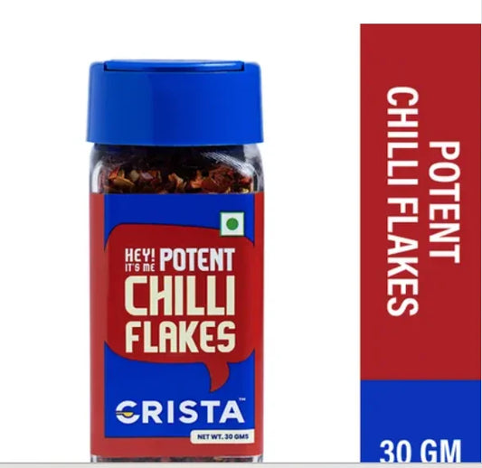 CRISTA Potent Chilli Flakes Share.svg Net Qty: 1 pc (30 g)