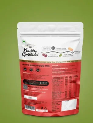 Nutty Gritties Mom's Trail Mix - High Protein, Omega-3, Energy Boost