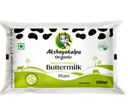Akshayakalpa Organic Probiotic Plain Buttermilk
