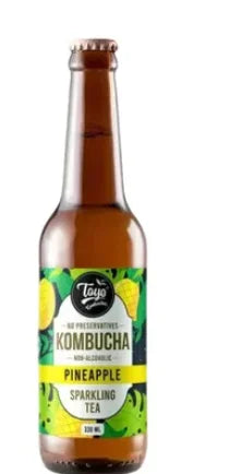 Toyo Kombucha Low Sugar Pineapple - Non-Alcoholic Sparkling Tea
