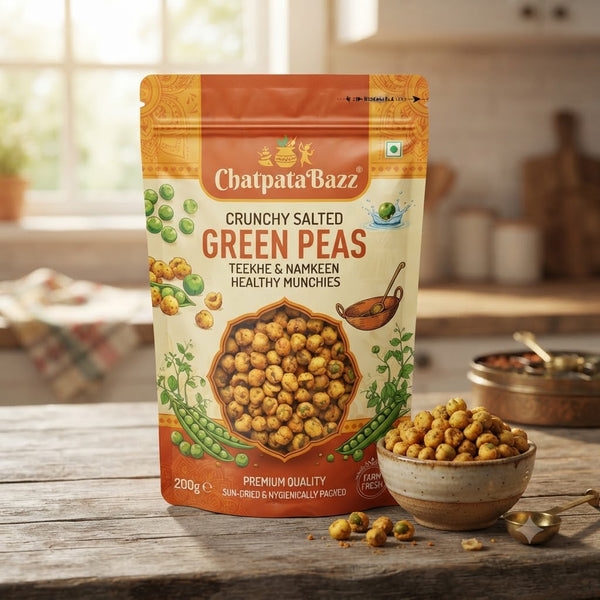 ChatpataBazz Crunchy Salted Green Peas