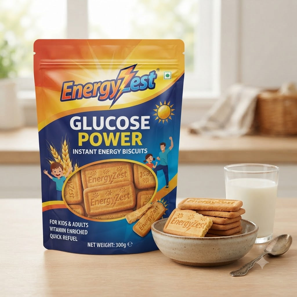 EnergyZest Glucose Power Biscuits