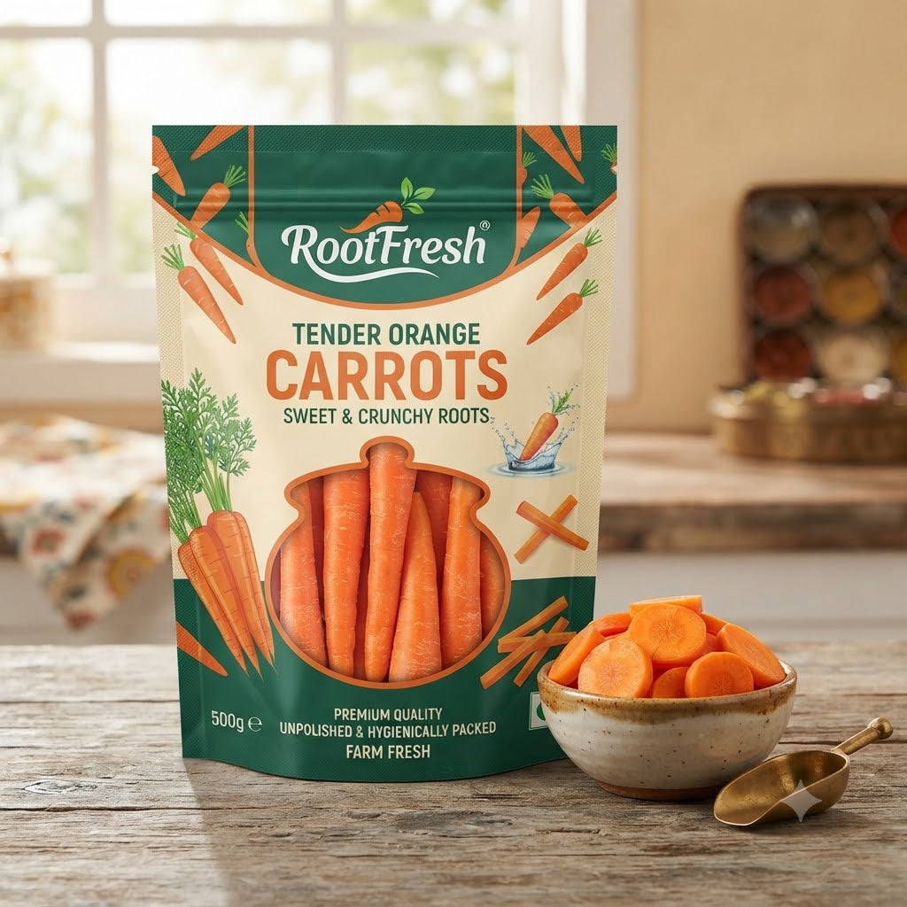 RootFresh Tender Orange Carrots