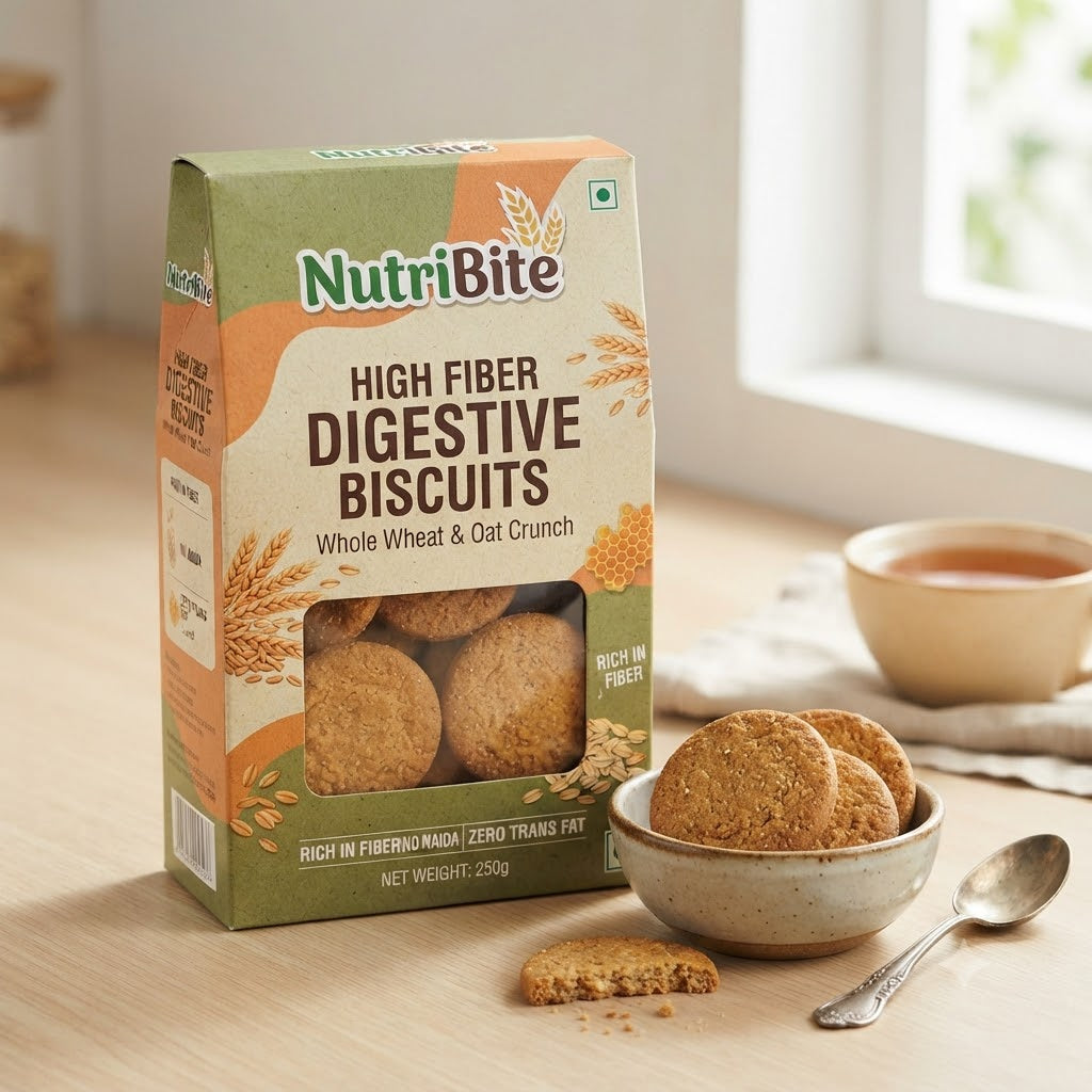 NutriBite High Fiber Digestive Biscuits