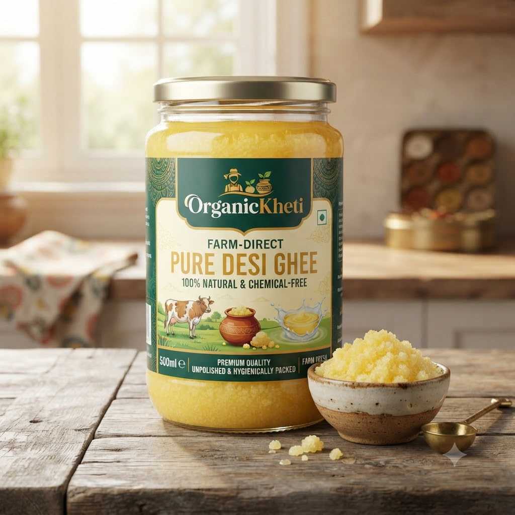 OrganicKheti Farm-Direct Pure Desi Ghee