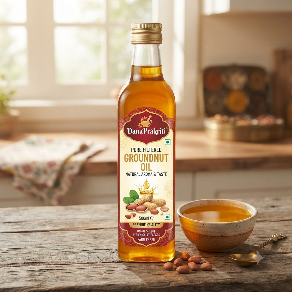 DanaPrakriti Pure Filtered Groundnut Oil