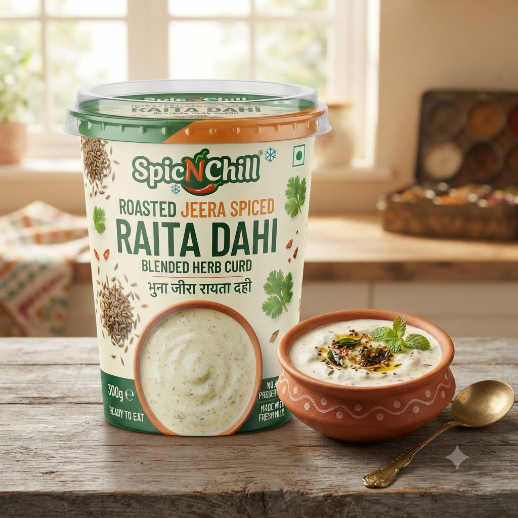 SpicNChill Roasted Jeera Spiced Raita Dahi