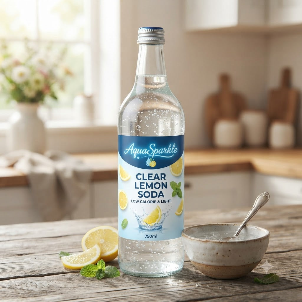 AquaSparkle Clear Lemon Soda