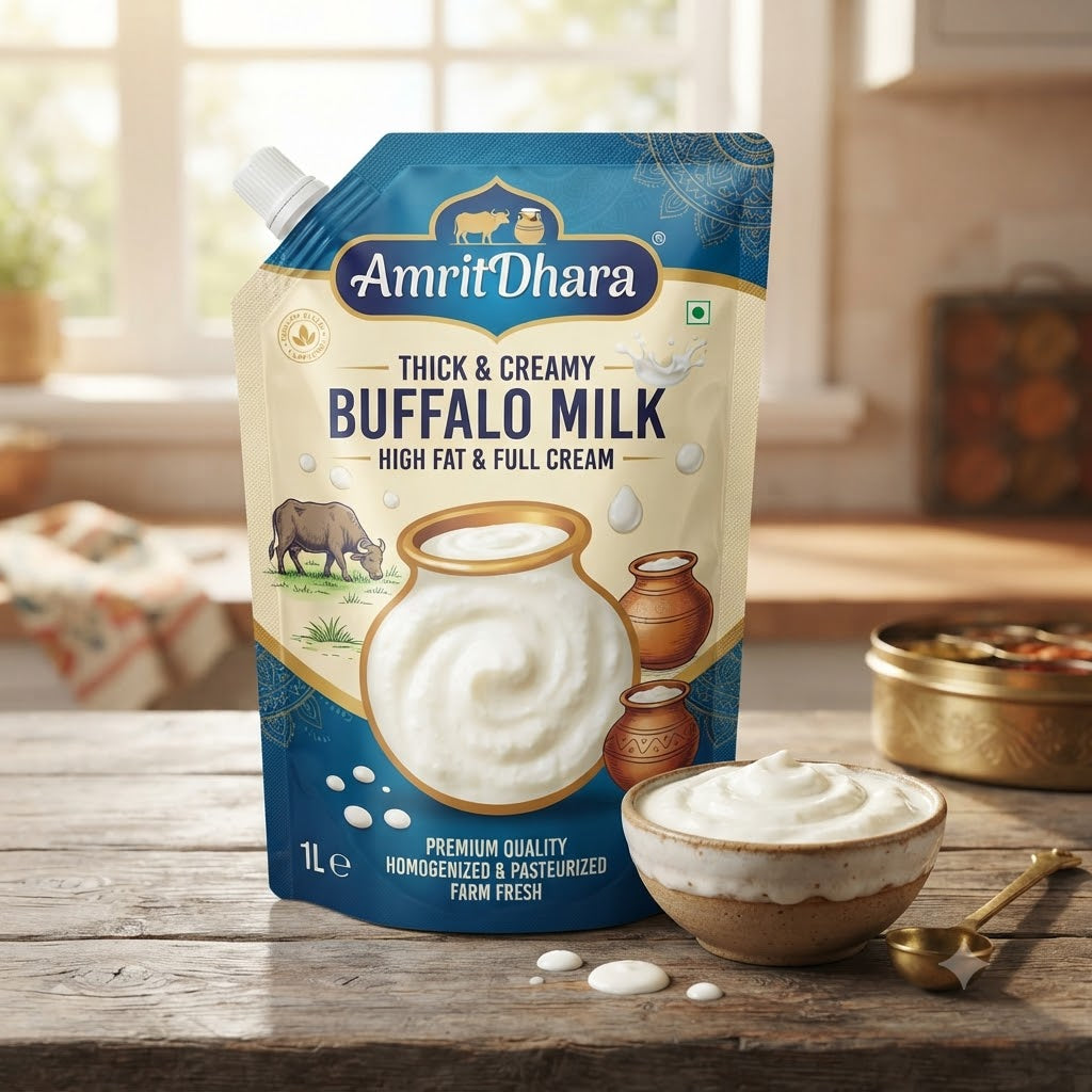 AmritDhara Thick & Creamy Buffalo Milk