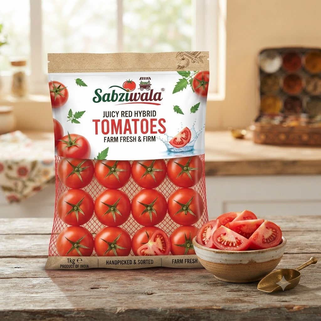 Sabziwala Juicy Red Hybrid Tomatoes