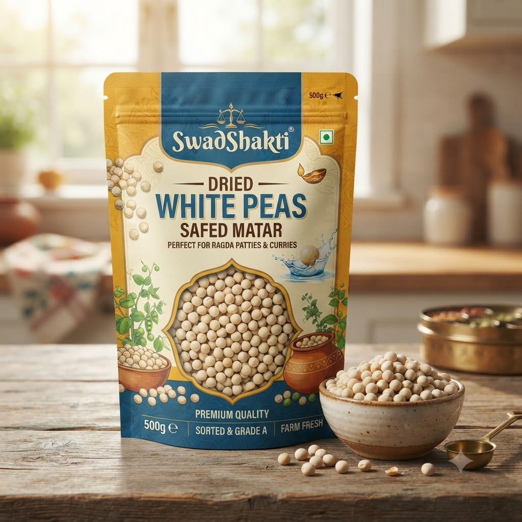 SwadShakti Dried White Peas