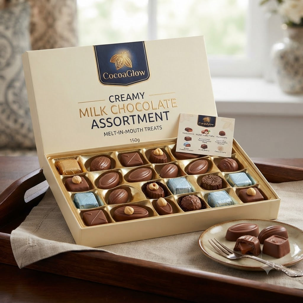 CocoaGlow Creamy Milk Chocolate Assortment