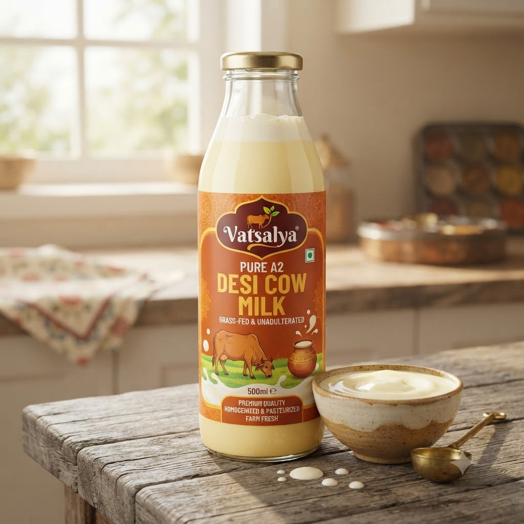 Vatsalya Pure A2 Desi Cow Milk