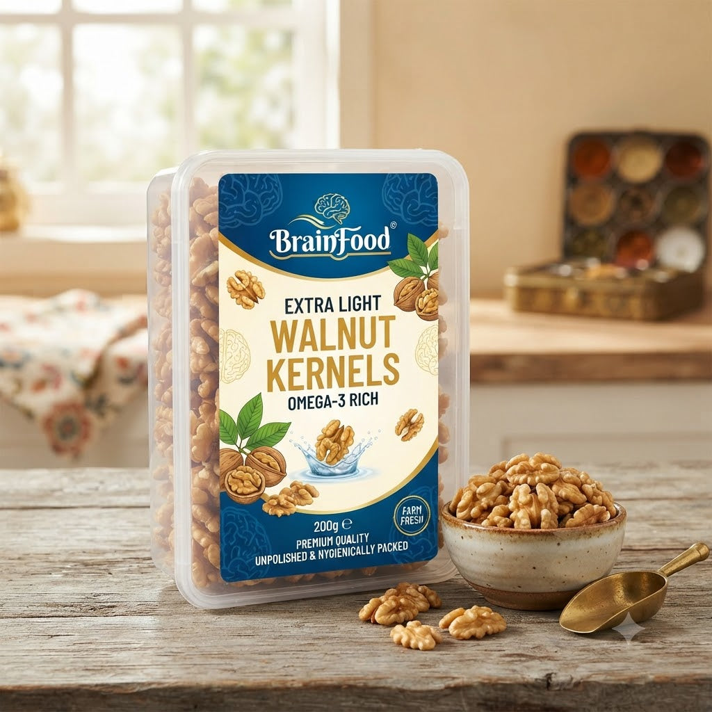 BrainFood Extra Light Walnut Kernels
