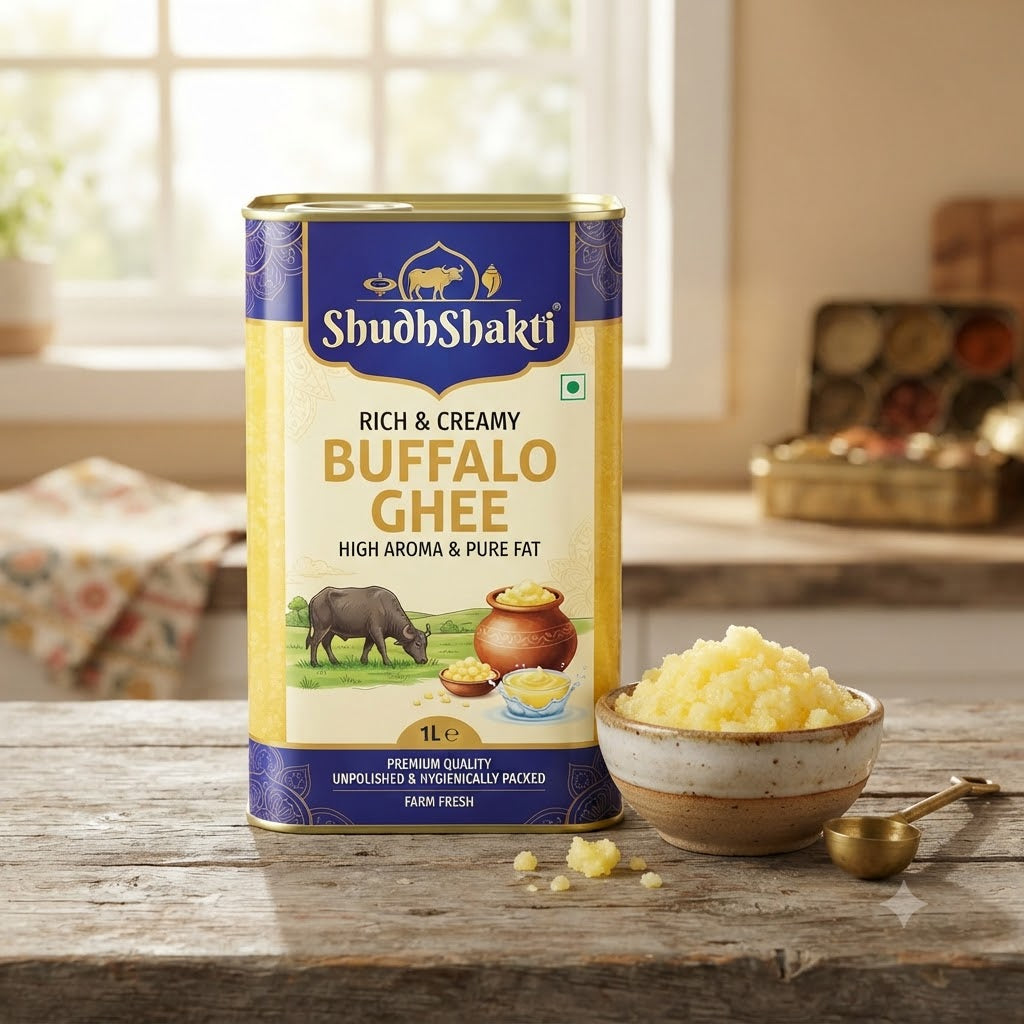 ShudhShakti Rich & Creamy Buffalo Ghee